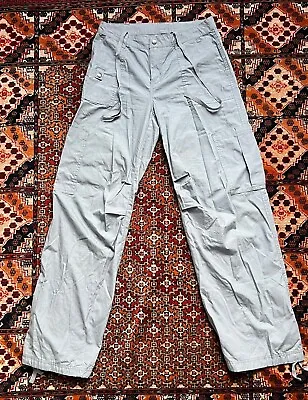 Vintage Cargo Pants / Parachute Pants Size Small Blue  • $18