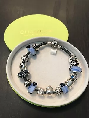 Rare Chamilia Disney Complete Charm Bracelet • $199.99