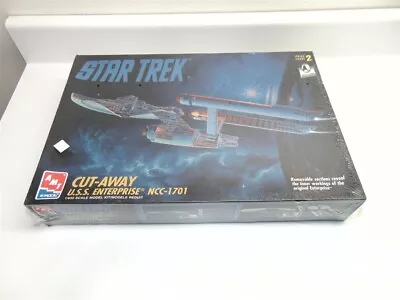 AMT/Ertl Star Trek USS Ent.-NCC 1701 Cut-Away Model Kit Rare Cuy-Away Misspell! • $100