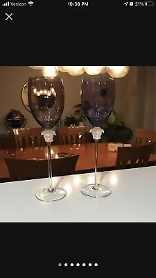 Versace Wine Glasses Set Of 2 • $450