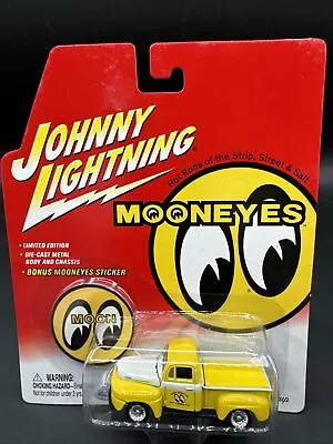 2002 Johnny Lightning YELLOW 1950 FORD F-150 PICKUP Mooneyes FREE SHIPPING • $14.99