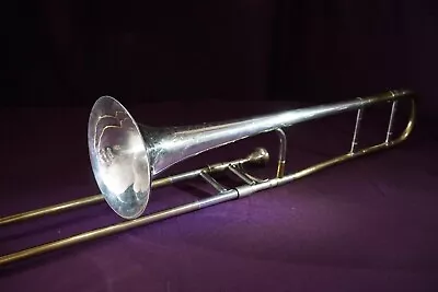 1927 King SilverTone  Artist Professional Tenor Trombone-HN White Co Clevd O • $2399