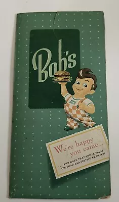 1950s Vintage Bob's Menus - Home Of The Big Boy - Toluca Lake CA • $79.99