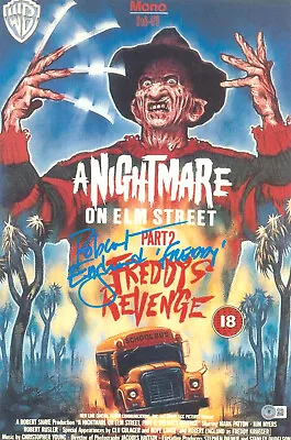 Robert Englund Signed Autograph A Nightmare On Elm Street 2 12x18 Photo Beckett • $450