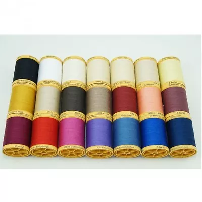 Gutermann Sewing Thread 100% Natural Cotton 800m Reels In 21 Colours (1) • £12