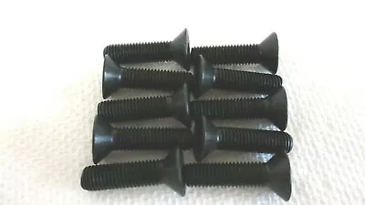 1/4-28 X 1  Flat Head Hex Socket Cap Screws Alloy Black Steel - 10 Pcs • $5.45