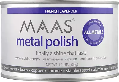 Maas International Metal Polish Can 1.1 Pound Long-Lasting And Strong Protecti • $66.99