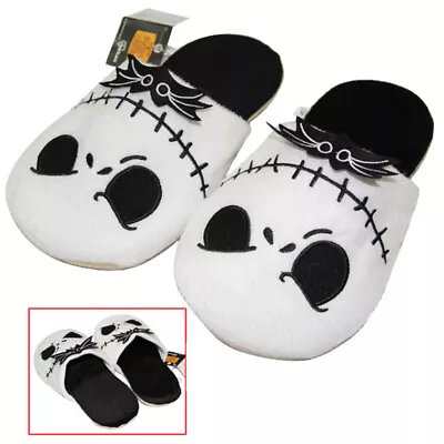 Before The Nightmare Christmas Jack Skellington Slippers Adult Shoes Warm Plush • £9.62