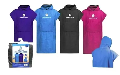 £19.99 • Buy Surf State Changing Robe Coat Microfibre Towel Beach Poncho Swim Kids Adults Siz
