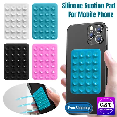 1/2 Silicone Suction Pad Fixture Suction Cup Silicone Phone Hold ForMobile Phone • $6.02