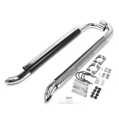 Patriot Exhaust H1060 Chrome Side Pipes W/Mufflers 60 Inch PR • $485.95