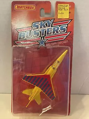 Vintage 1988 Matchbox Sky Busters SB3 Mirage Military Diecast Aircraft NIB • $12