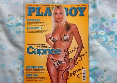 Caprice Bourret Hand Signed Autographed Photo Magazine Cover • £10.05