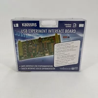 Velleman K8055RS USB Experiment Interface Board Kit - NiB! • $22.95