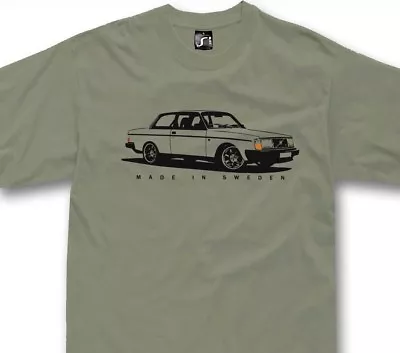 T-shirt For Volvo 242 244 Fans Classic Swedish Car • $27.40