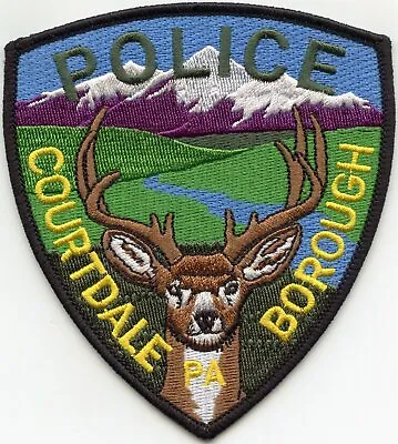 Courtdale Borough Pennsylvania Pa Police Patch • $9.99