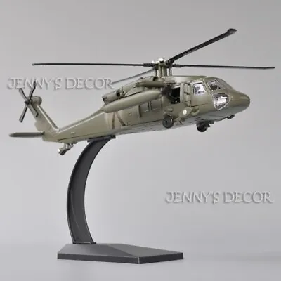 $13.50 • Buy 1:72 Diecast Aircraft Model Toy UH-60 Utility Helicopter Gunship Black Hawk