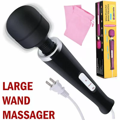 Handheld Massager Wand Vibrating Massage Magic Full Body Therapy Motor 20 Speed • $14.80