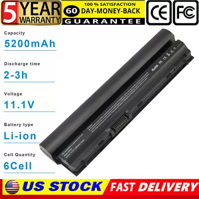 Laptop Battery For Dell Latitude E6220 E6230 E6320 E6330 E6430S RFJMW 09K6P 58WH • $18.95