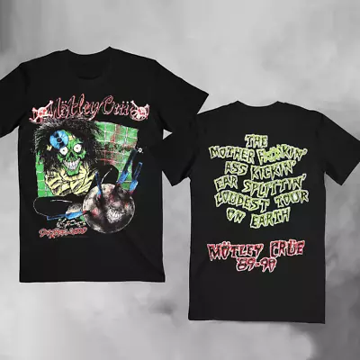 VINTAGE 80s Motley Crue Dr Feelgood Tour Band T Shirt • $23.74