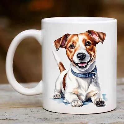 Pet Dog Mug Watercolour Jack Russell  Terrier - Ideal Gift • £8