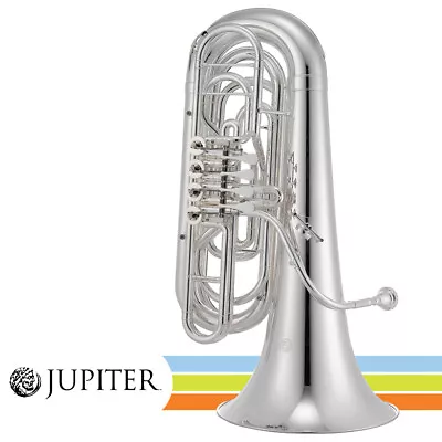 Jupiter JTU1140S 3/4 Size Key Of BBb Performance Silver Plated Tuba With Case • $10299