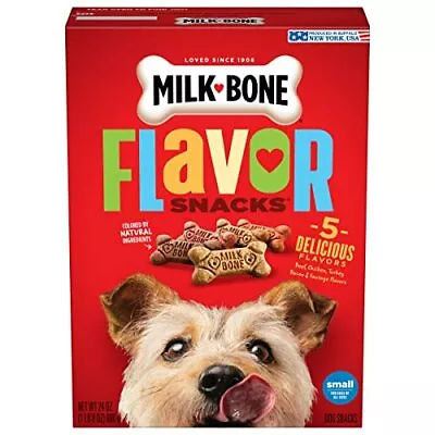 Milk-Bone Flavor Snacks Small Dog Treats 7 Pound  Assorted Sizes  Styles  • $5.69