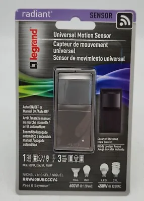 Legrand Occupancy Sensor Universal Motion Sensor Occupancy Sensor RRW600UBCCCV4 • $12.40