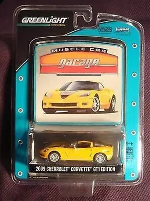 Greenlight 1:64 Muscle Car Garage 2009 Chevrolet Corvette GT1 Edition Series 12 • $12.55