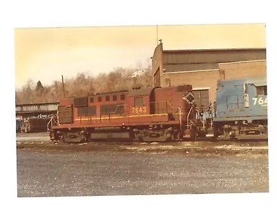 $9.99 • Buy Conrail Locomotive #7643 RS11 Photo Lehigh Valley Railroad