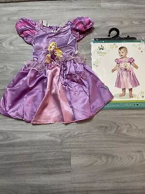 Girls Disney Baby Rapunzel Fancy Dress Outfit 18-24 Months • £9