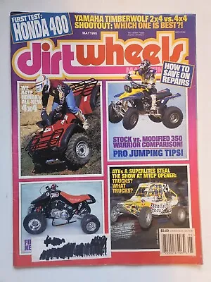Dirt Wheels May 1995 Magazine Honda Yamaha Polaris Vintage ATV Harley Davidson • $40