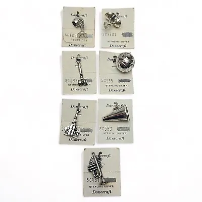 Vintage Danecraft Sterling Silver Lot Of 7 Charms Music Radio Etc • $69.99