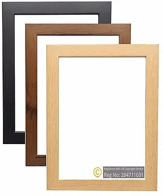 A1 A2 A3 A4 A5 Picture Frame Poster Frame Black Oak Walnut Wooden Effect New • £3.95