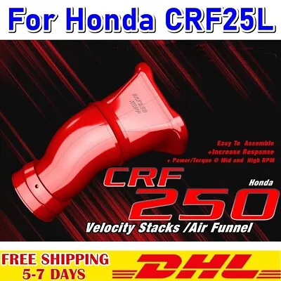 H23 PERFORMANCE Carburetor AIR INTAKE Pipe VELOCITY STACK FOR HONDA CRF250L 250 • $205.11