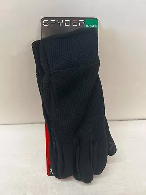 Spyder Black  Core Conduct Gloves Touchscreen Mens Size Xlarge New • $14.99