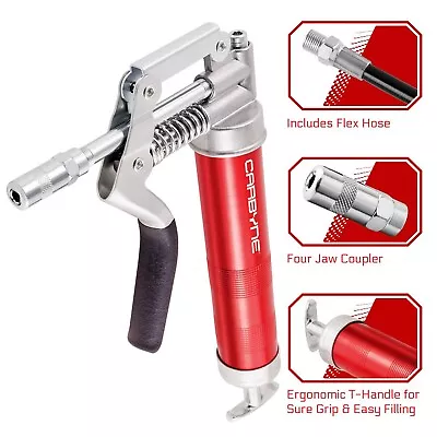 CARBYNE Heavy Duty Professional Quality Mini Pistol Grease Gun • $46.98