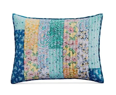 MARTHA STEWART COLLECTION Amalfi Stripe Patchwork Sham Standard • $15