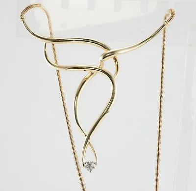 $1980 • Buy Jose Hess Diamond Necklace Choker 14K Gold 