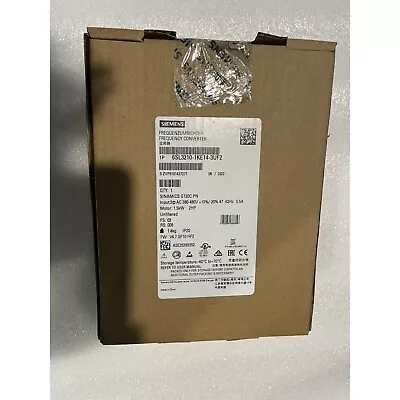 New Siemens 6SL3 210-1KE14-3UF2 G120C Compact Converters 6SL3210-1KE14-3UF2 • $391.40