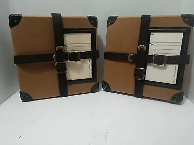 2 VINTAGE Film Reel Cases Shipping Box Mailer Rivet Construction. • $12