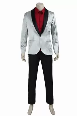 Batman Suicide Squad Jared Leto Joker Suit Outfits Cosplay Costume Halloween • $144.99