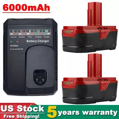 19.2 Volt 6.0AH Lithium-Ion Battery Or Charger For Craftsman C3 XCP PP2030 11375 • $24.50