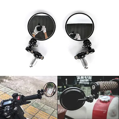 7/8  Motorcycle Handle Bar Rear View Mirrors For 2015 - 2017 Yamaha YZF R1 R6 • $19.03