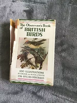 £4 • Buy The Observer's Book Of British Birds With Dust Jacket 1949/1950