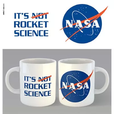 NASA - Rocket Science Mug X 2 BRAND NEW (Set Of 2 Mugs) • $24.85