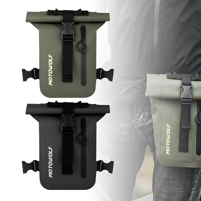 Tactical Drop Leg Bag Tool Fanny Thigh Pack Military Motorcycle Utility Pouch • $23.58