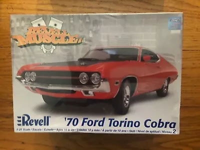 Revell 1/25th Scale 1970 Ford Torino Cobra Model Kit Sealed • $25