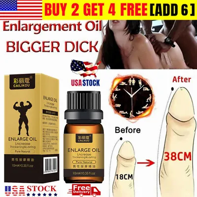 10ML Plus Size Faster Enlargement Cream For Man Bigger Growth Oil USA • $7.69