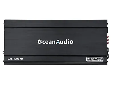 OceanAudio OAE-1200.1D Monoblock Class D Amplifier 2400W • $109.99